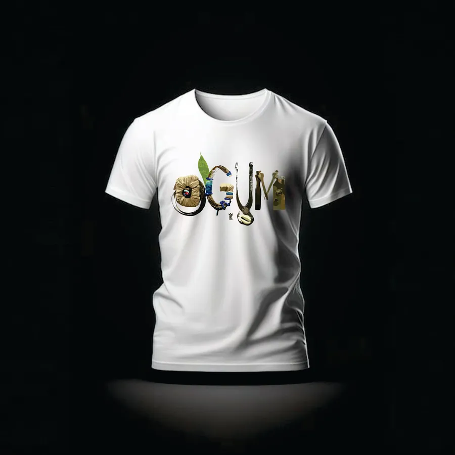 Camiseta Ogum — Ferramentos Sagrados — Rei 7 da Lira